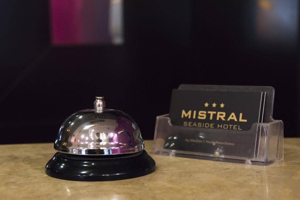 Mistral Hotel Paralía Kültér fotó